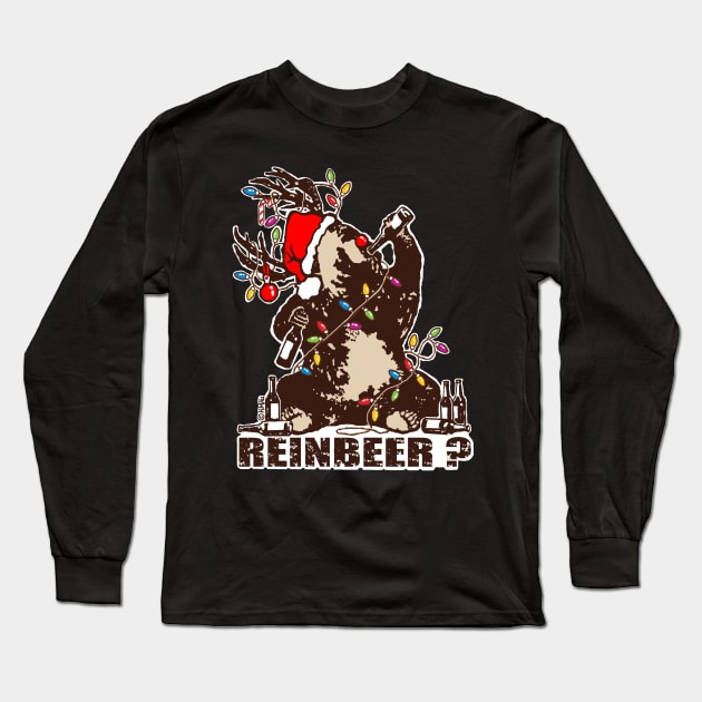 Reinbeer Long Sleeve T-Shirt by NewSignCreation